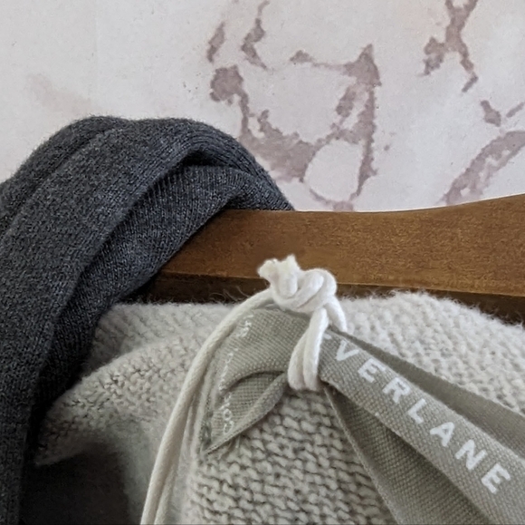 Everlane Sweatshirt Womens XL Dark Gray The Track Hoodie Fill Zip Jacket… - Picture 5 of 15